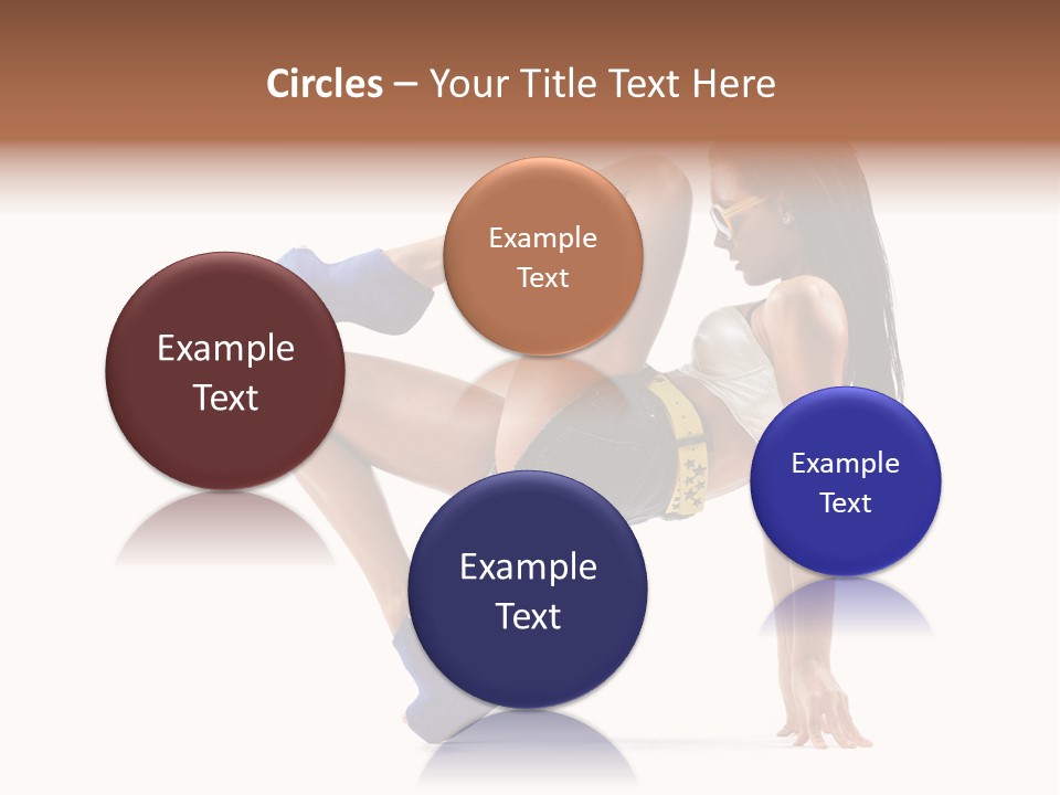 Sexy Figure Stretching PowerPoint Template