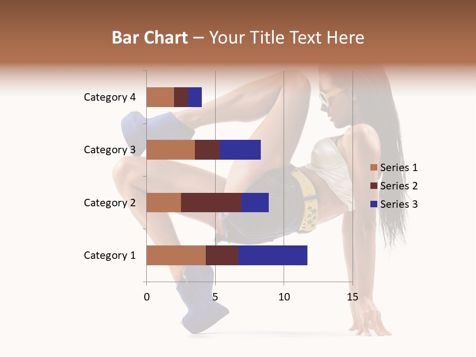 Sexy Figure Stretching PowerPoint Template