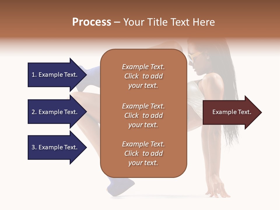 Sexy Figure Stretching PowerPoint Template