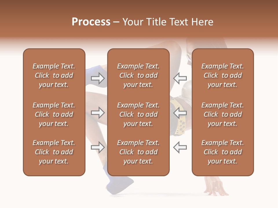 Sexy Figure Stretching PowerPoint Template