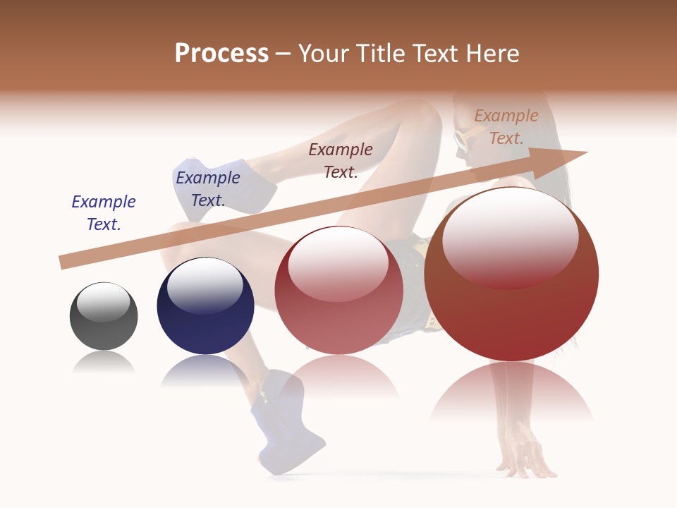 Sexy Figure Stretching PowerPoint Template