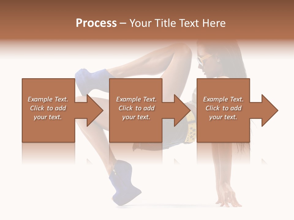 Sexy Figure Stretching PowerPoint Template