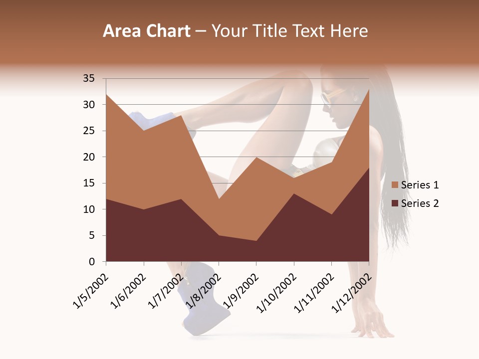 Sexy Figure Stretching PowerPoint Template