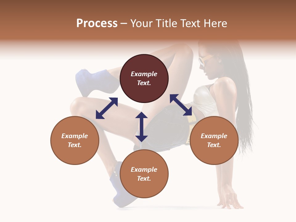 Sexy Figure Stretching PowerPoint Template