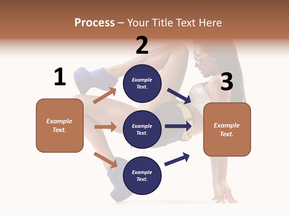 Sexy Figure Stretching PowerPoint Template