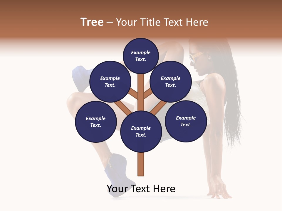 Sexy Figure Stretching PowerPoint Template