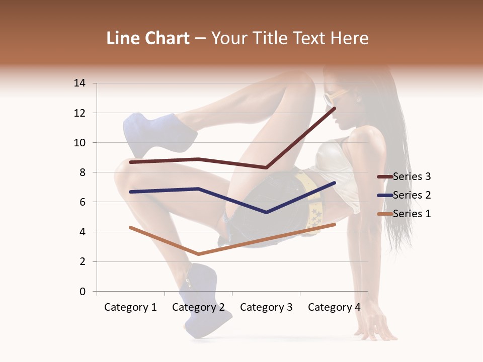 Sexy Figure Stretching PowerPoint Template