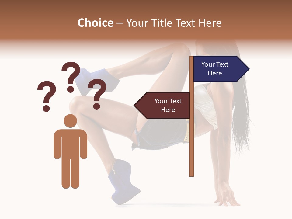 Sexy Figure Stretching PowerPoint Template