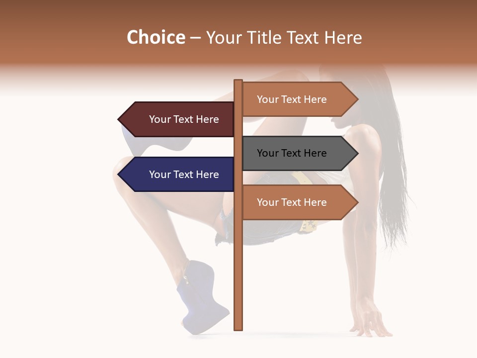 Sexy Figure Stretching PowerPoint Template