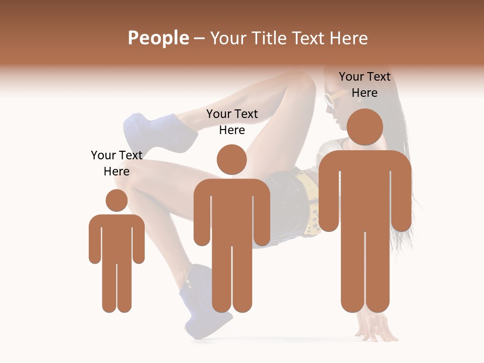 Sexy Figure Stretching PowerPoint Template