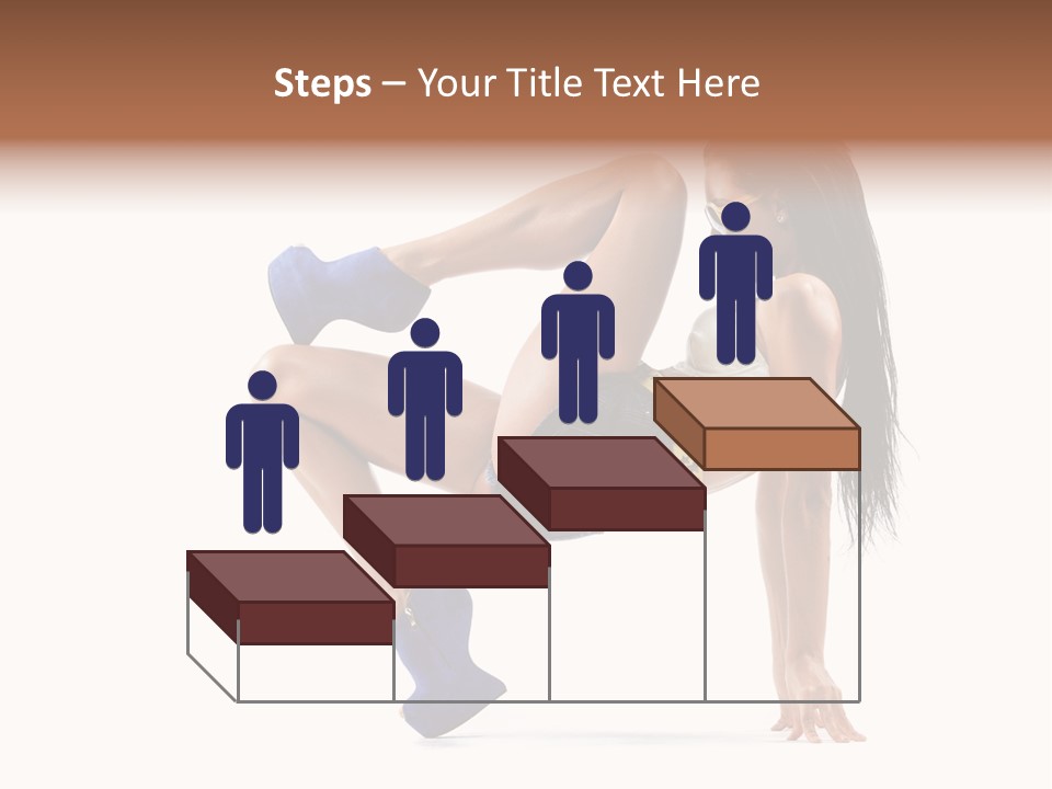 Sexy Figure Stretching PowerPoint Template