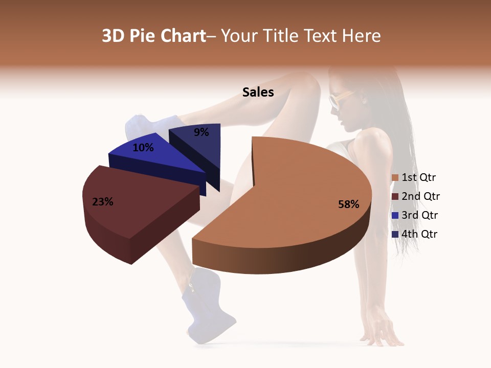 Sexy Figure Stretching PowerPoint Template