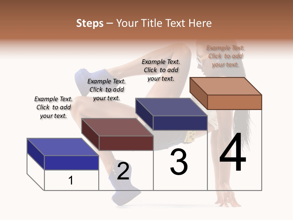 Sexy Figure Stretching PowerPoint Template