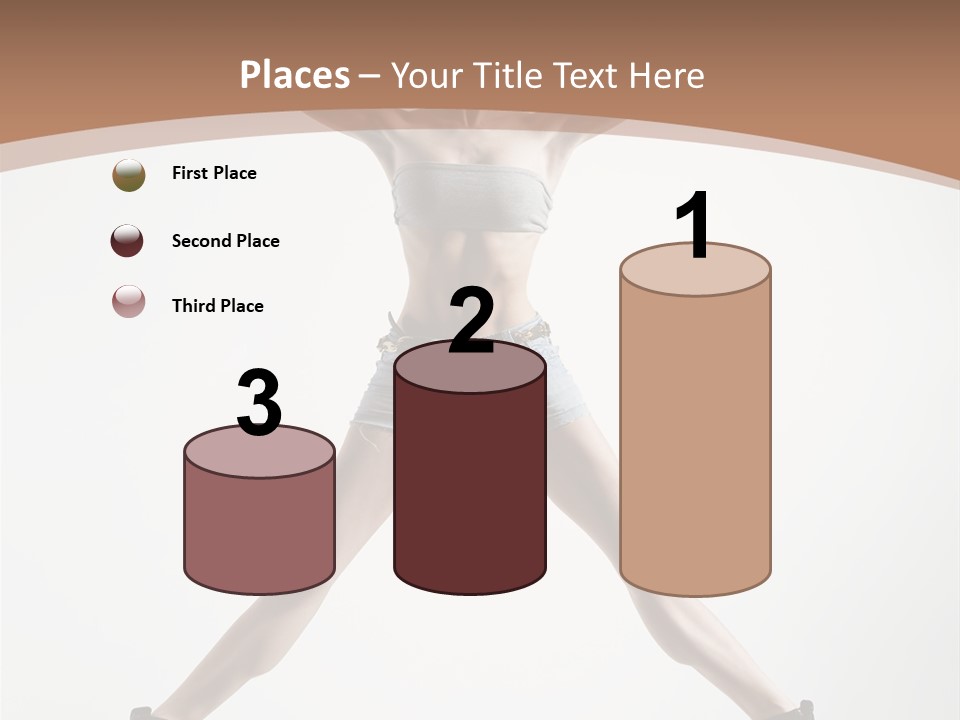 Theatrical Cool Pose PowerPoint Template