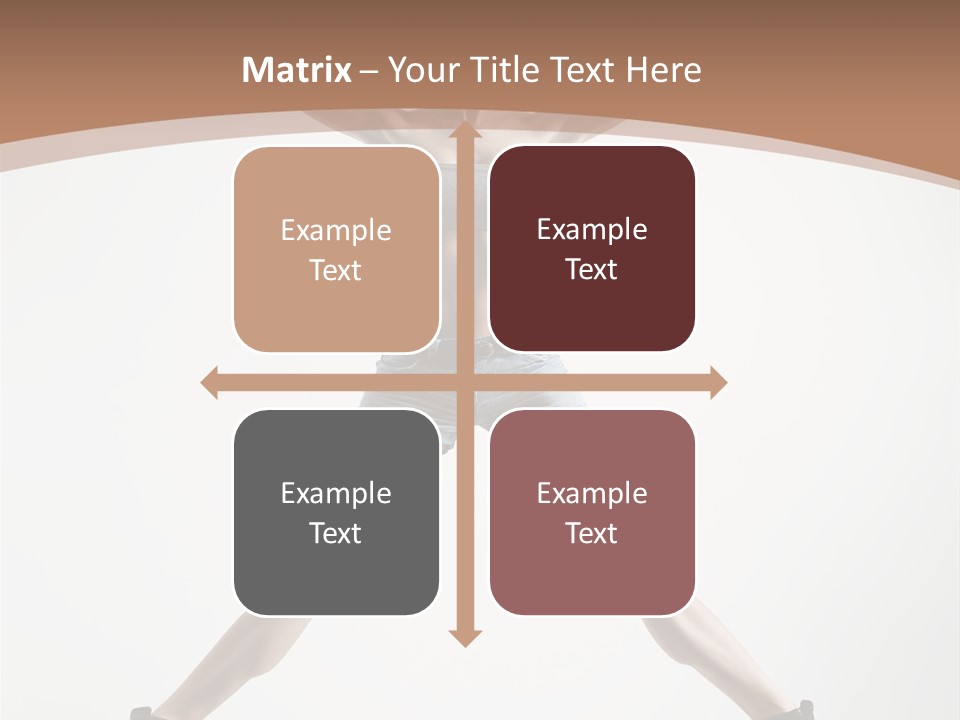 Theatrical Cool Pose PowerPoint Template