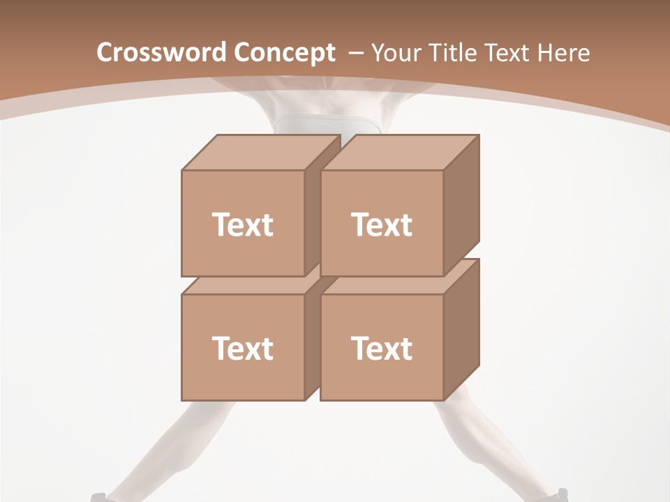Theatrical Cool Pose PowerPoint Template