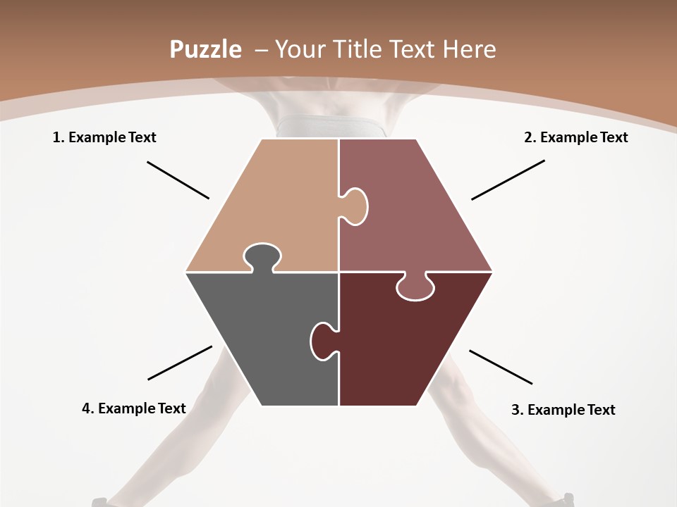 Theatrical Cool Pose PowerPoint Template