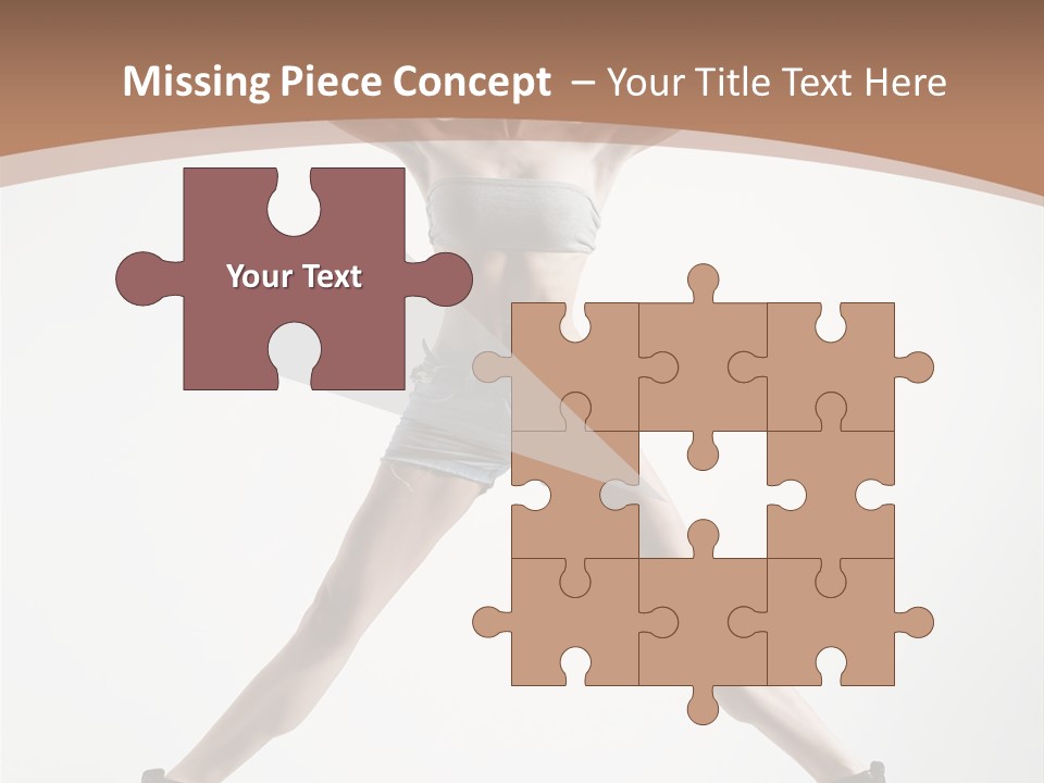 Theatrical Cool Pose PowerPoint Template