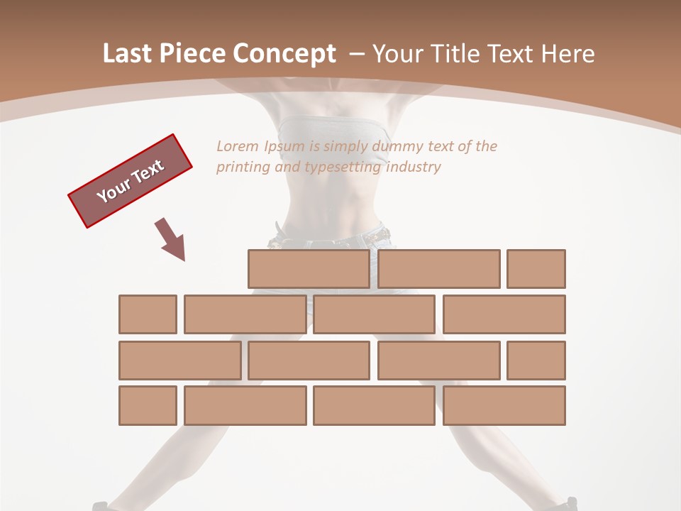 Theatrical Cool Pose PowerPoint Template