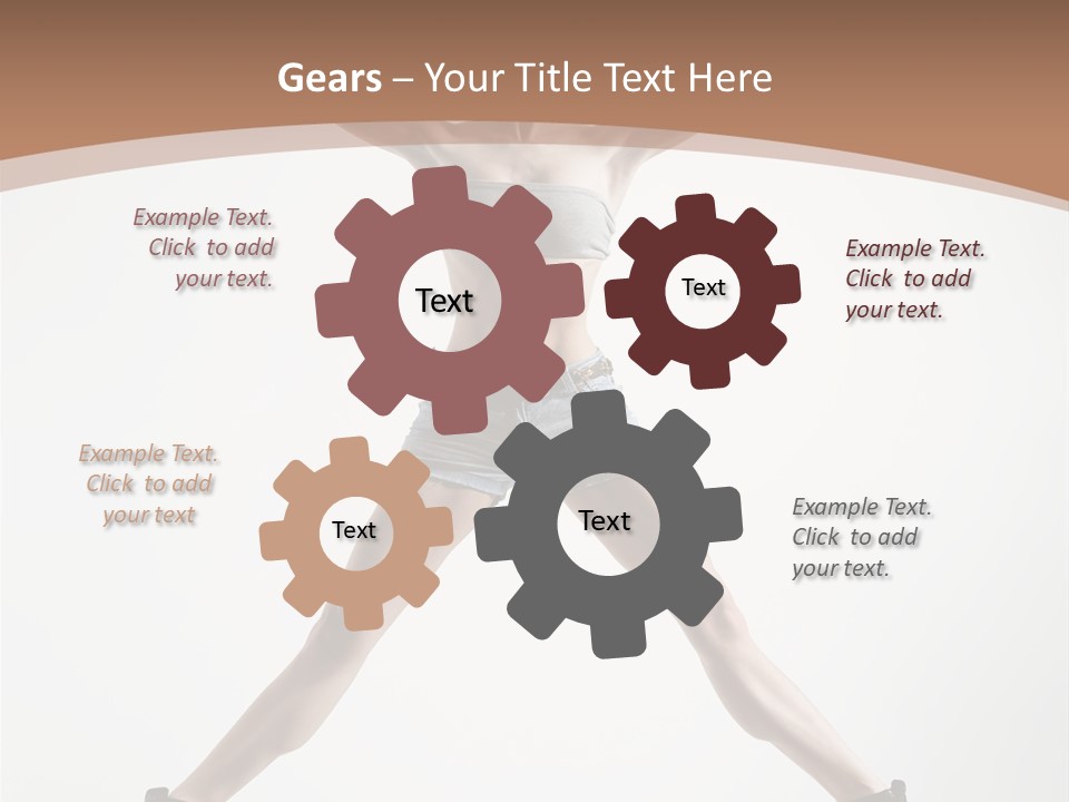 Theatrical Cool Pose PowerPoint Template