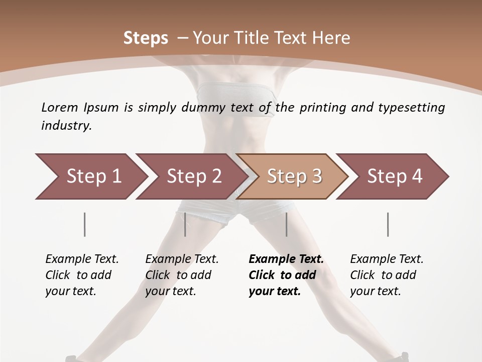 Theatrical Cool Pose PowerPoint Template