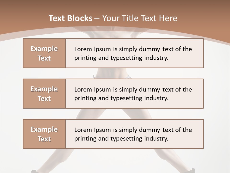 Theatrical Cool Pose PowerPoint Template