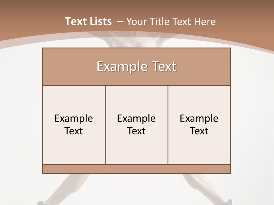 Theatrical Cool Pose PowerPoint Template