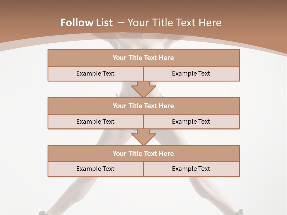 Theatrical Cool Pose PowerPoint Template