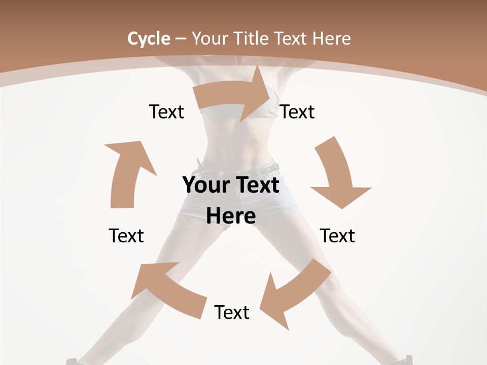 Theatrical Cool Pose PowerPoint Template