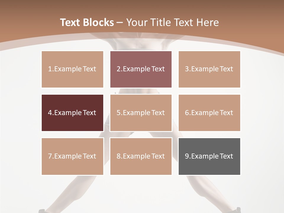 Theatrical Cool Pose PowerPoint Template