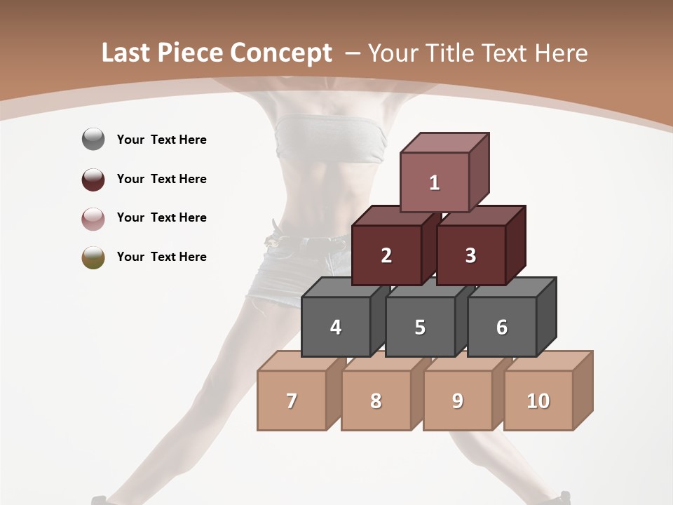 Theatrical Cool Pose PowerPoint Template