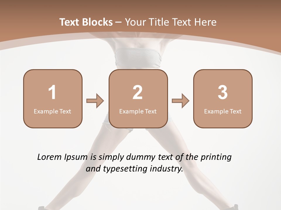 Theatrical Cool Pose PowerPoint Template