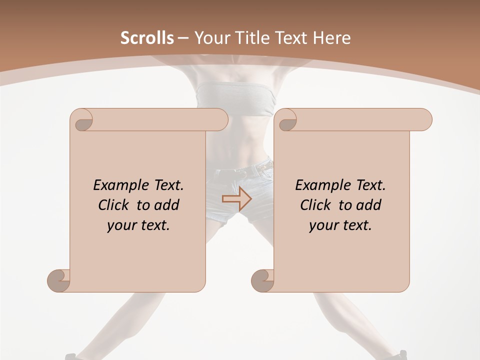 Theatrical Cool Pose PowerPoint Template