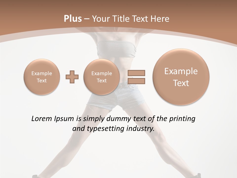 Theatrical Cool Pose PowerPoint Template