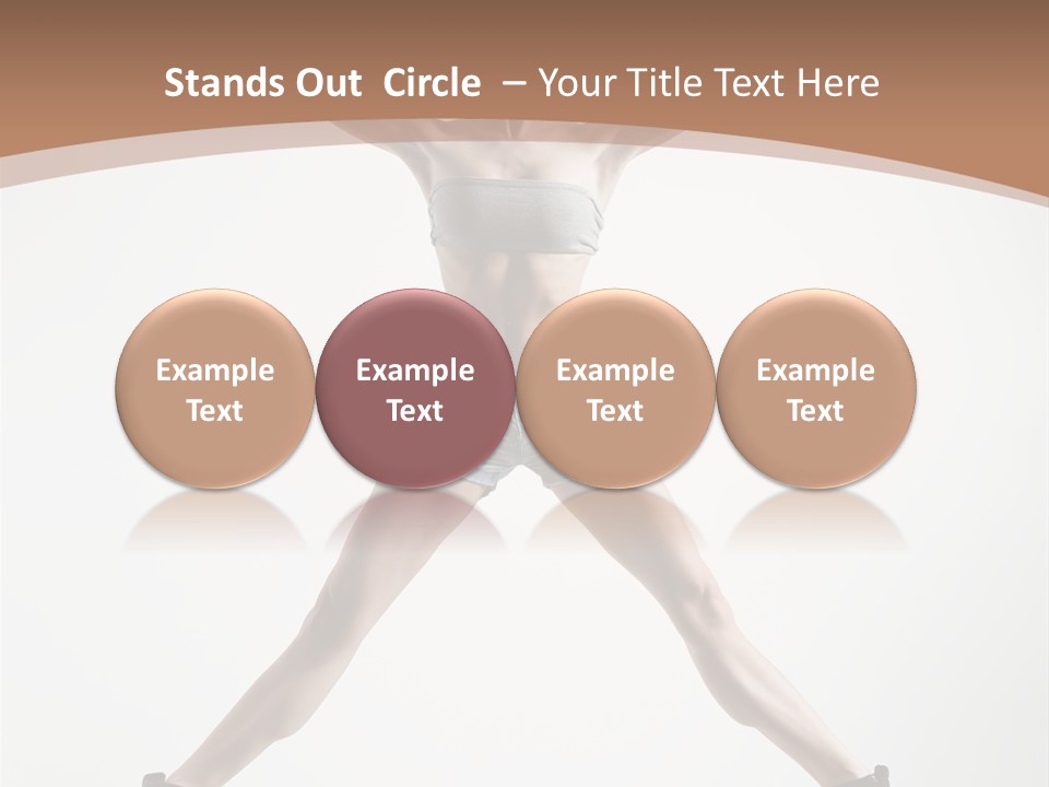 Theatrical Cool Pose PowerPoint Template