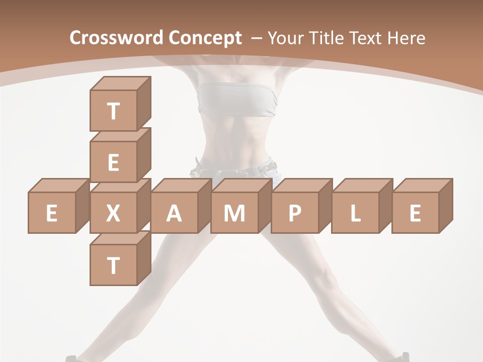 Theatrical Cool Pose PowerPoint Template