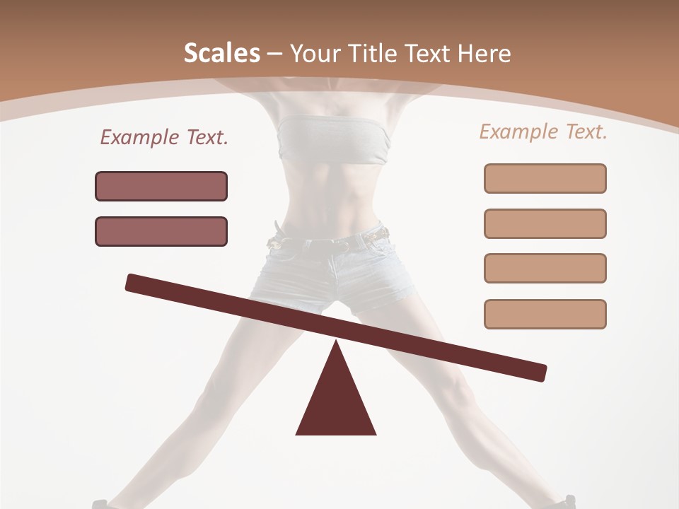 Theatrical Cool Pose PowerPoint Template