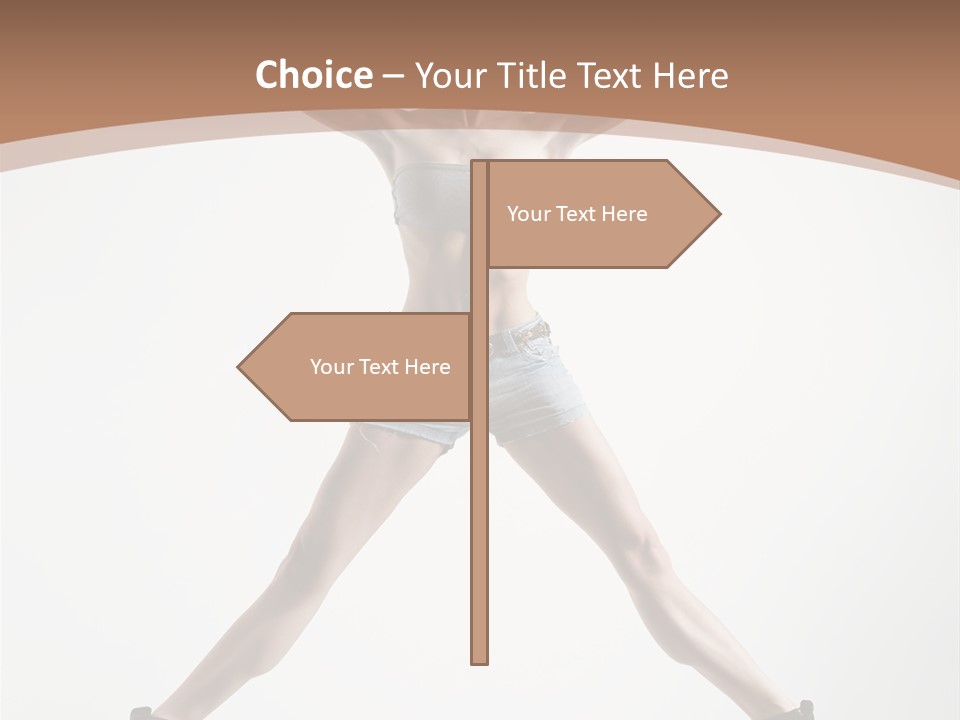 Theatrical Cool Pose PowerPoint Template