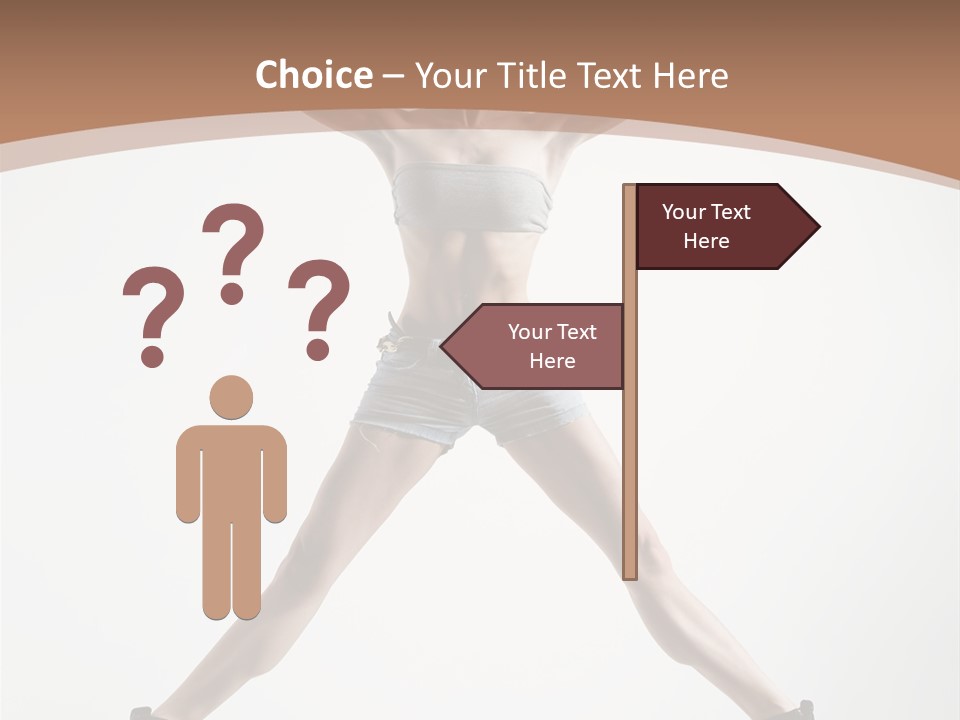 Theatrical Cool Pose PowerPoint Template