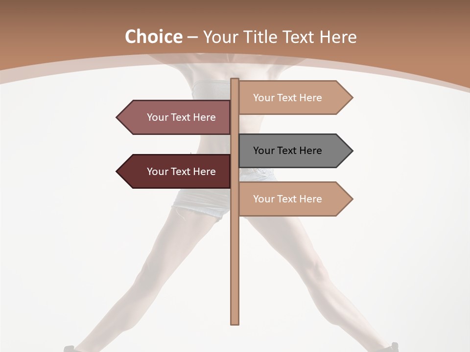 Theatrical Cool Pose PowerPoint Template