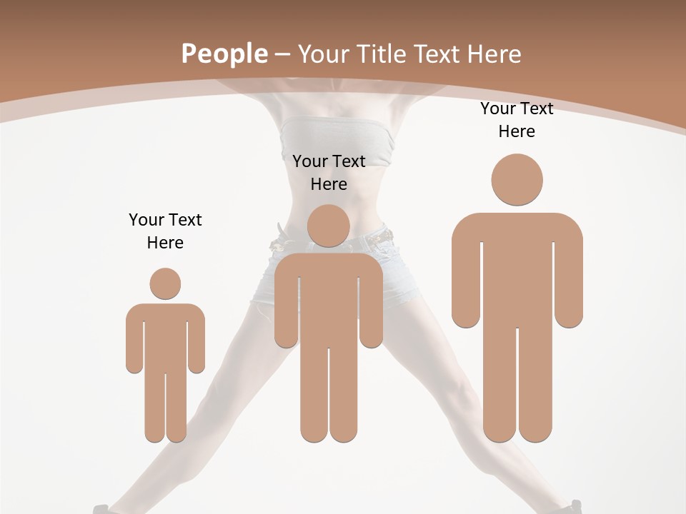 Theatrical Cool Pose PowerPoint Template