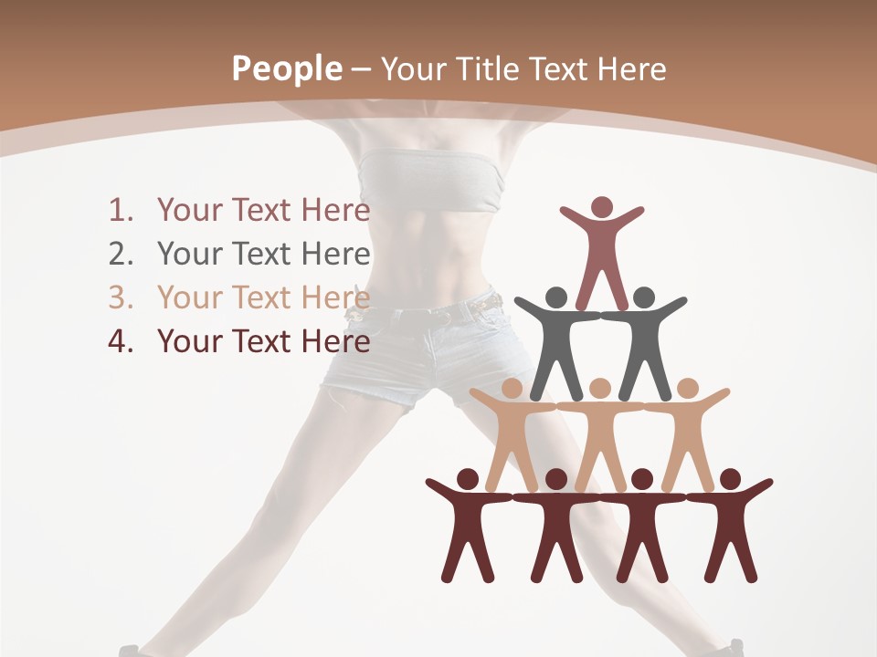 Theatrical Cool Pose PowerPoint Template