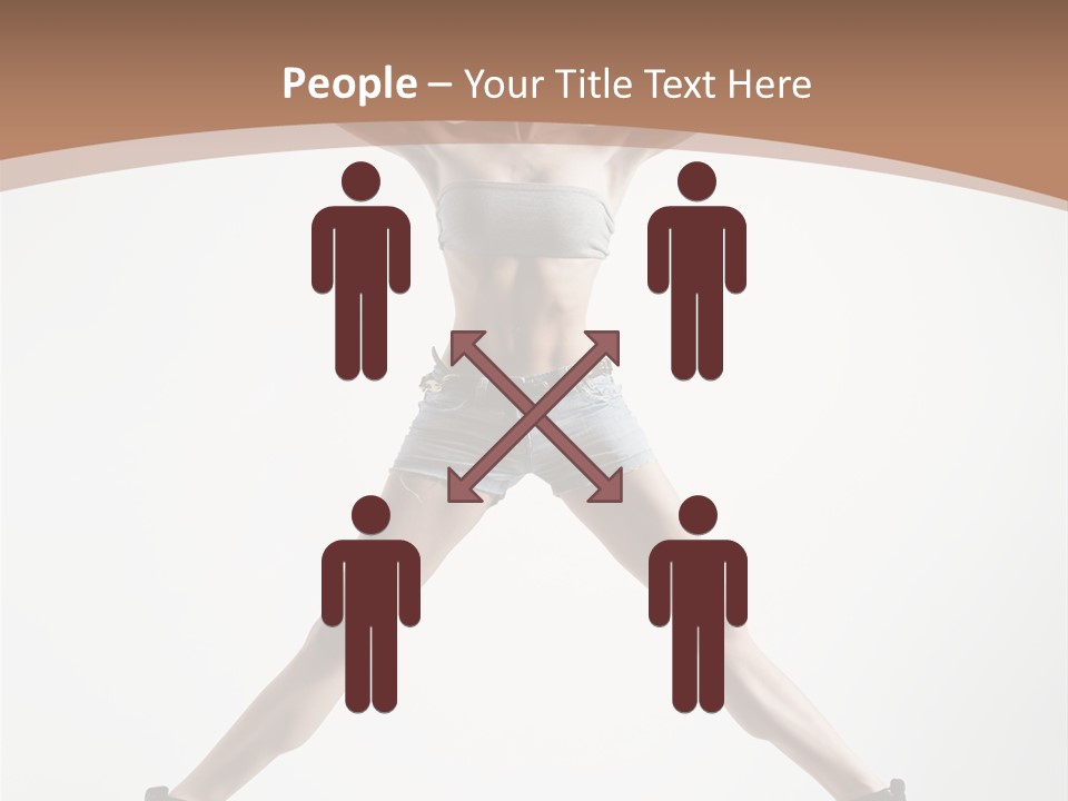 Theatrical Cool Pose PowerPoint Template