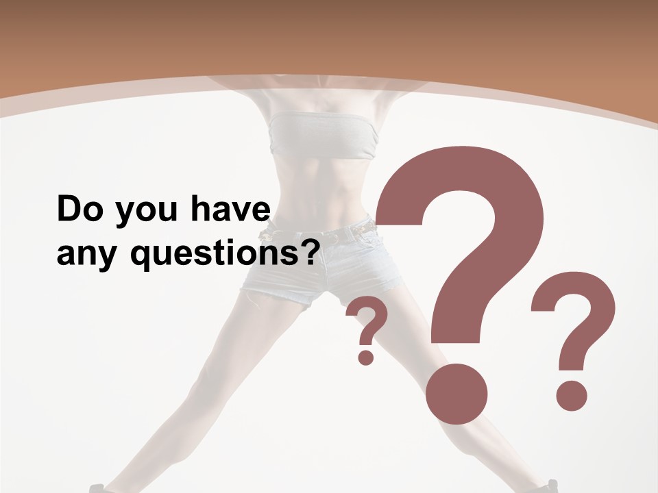 Theatrical Cool Pose PowerPoint Template