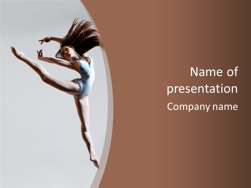 Performance Flexibility Cheerful PowerPoint Template