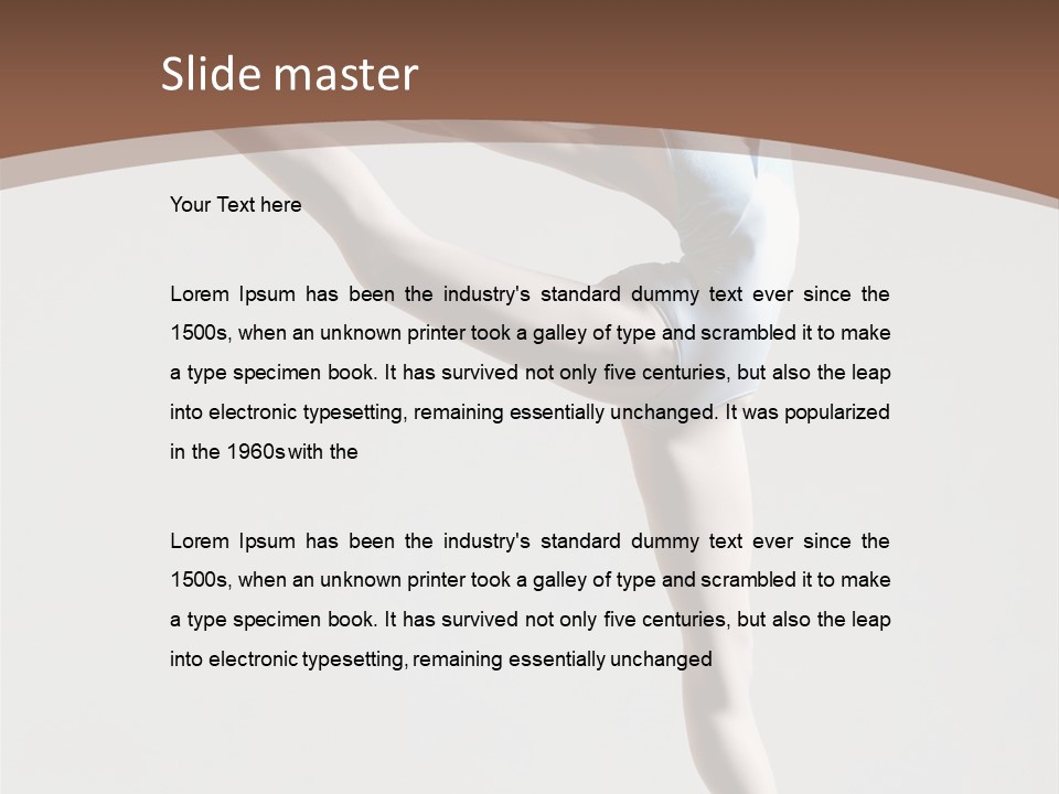 Performance Flexibility Cheerful PowerPoint Template