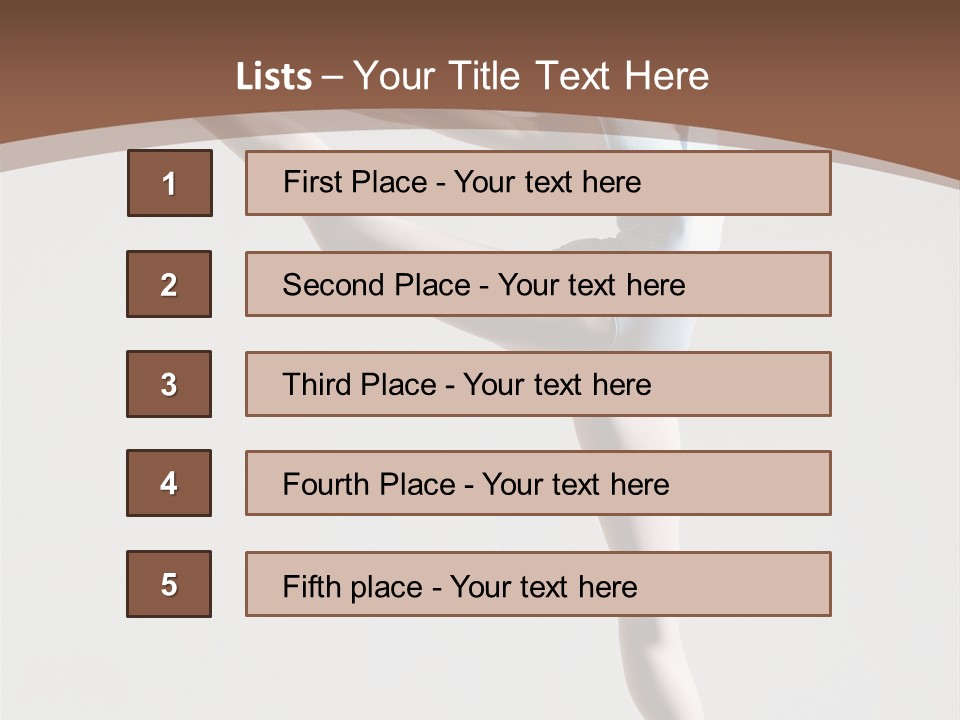 Performance Flexibility Cheerful PowerPoint Template