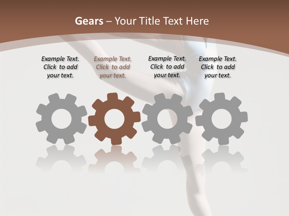 Performance Flexibility Cheerful PowerPoint Template