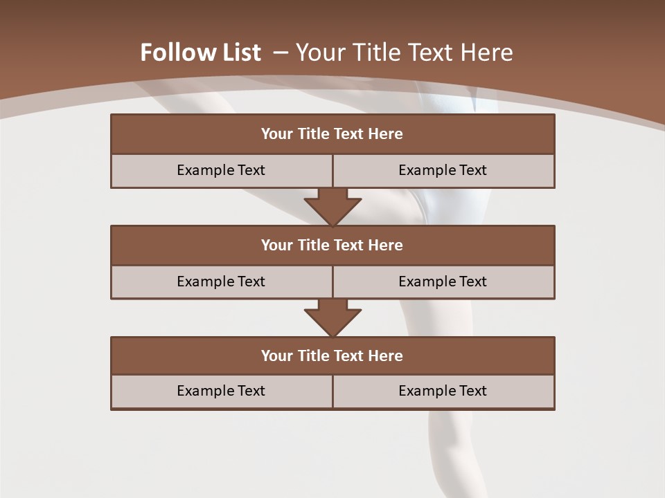 Performance Flexibility Cheerful PowerPoint Template