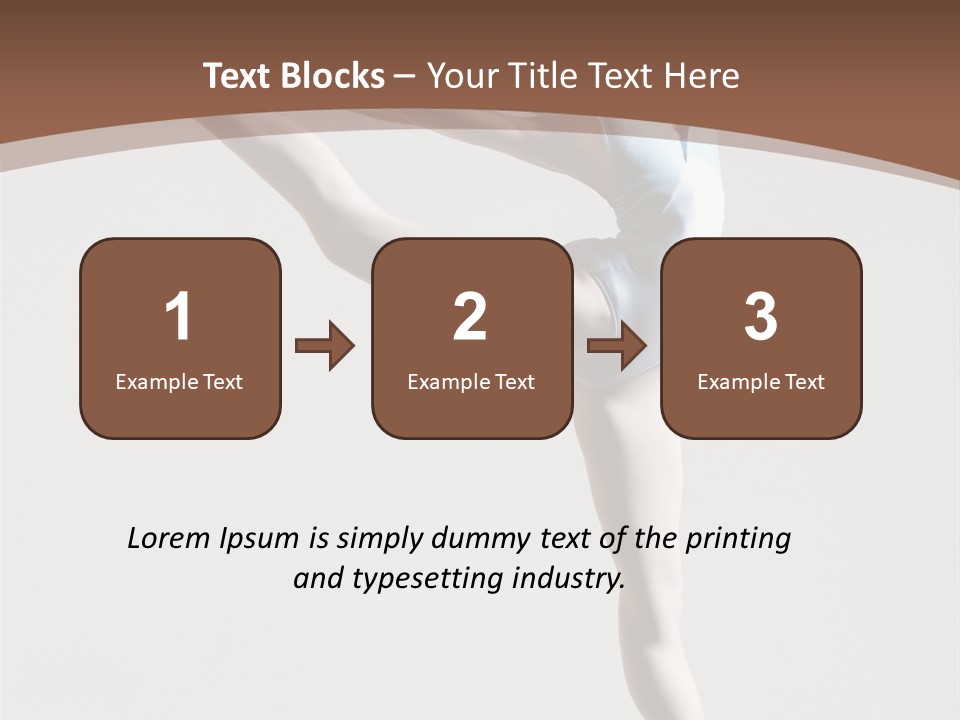 Performance Flexibility Cheerful PowerPoint Template